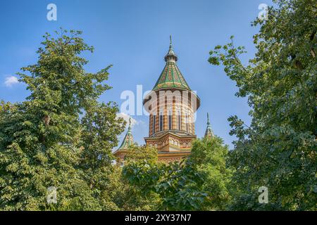 Die rumänische orthodoxe Metropolitan Kathedrale in Timisoara. Hochwertige Fotos Stockfoto