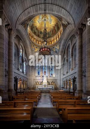 Seitenkapelle in der Basilika Sacre-Coeur, Montmartre, Paris Stockfoto