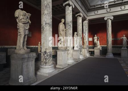 Kopenhagen, Dänemark, 16. Februar 2016: Römische und griechische Skulpturen in der New Carlsberg Glyptotek, Europa Stockfoto