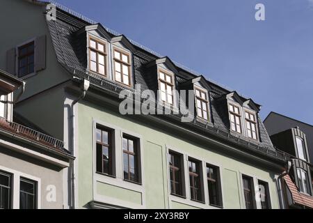 Ein Wohnhaus in Weimar Stockfoto