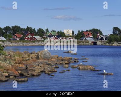 Roennskaer ist Teil von Stocka, Stocka befindet sich in Nordanstig, Kreis Gaevleborg, Schweden, Europa Stockfoto