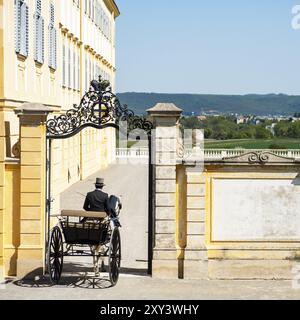 Sulky auf historischer Stätte Stockfoto