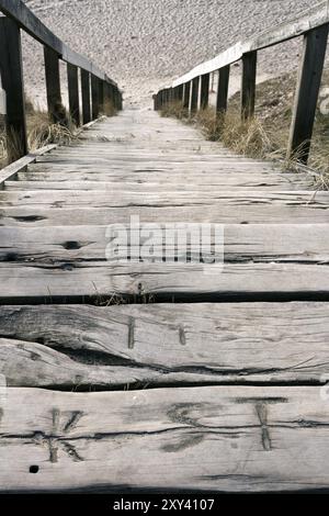 Den Weg nach oben oder unten Stockfoto