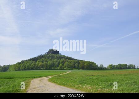 Blick auf den Zirkelstein im Frühling Blick auf den Zirkelstein im Frühling Stockfoto