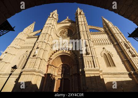 Catedral de Mallorca, siglo XIII, Monumento Historico-Artistico, Palma, mallorca, islas baleares, espana, Europa Stockfoto