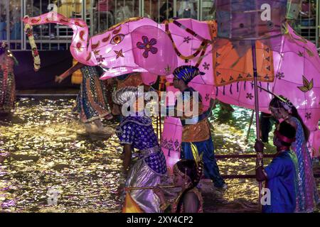 Chingay Festival 2012 in Singapur Stockfoto