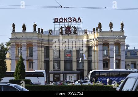 Woronesch, Russland, 23. August. 2018. Ein Bahnhof namens Woronesch-1, Europa Stockfoto