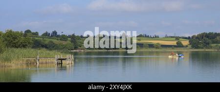 Idyllische Landschaft nahe Wetzikon Zürich Stockfoto
