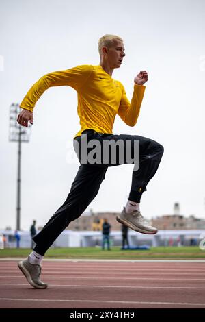 Max HUSEMANN (Eintracht Hildesheim), DEUTSCHLAND, 400 Meter Männer PRO, Leichtathletik, Leichtathletik, Leichtathletik, Leichtathletik, Leichtathletik, Leichtathletik, U20 Leichtathletik Weltmeisterschaften Lima 24, U20 Leichtathletik Weltmeisterschaften, 26.08.2024, Foto: Eibner-Pressefoto/Jan Papenfuss Stockfoto