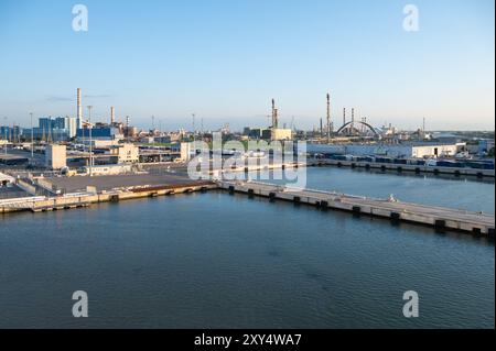 Fusina Kreuzfahrtanleger, Venedig, Italien. Stockfoto