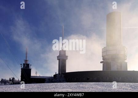 Winter auf dem Feldberg Stockfoto