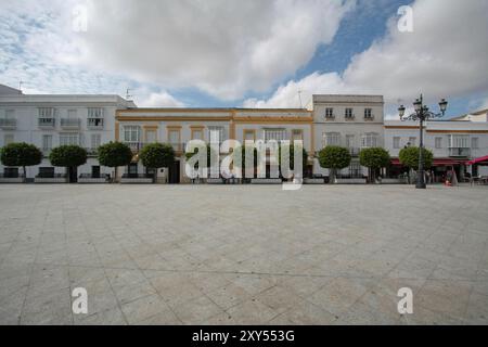 Marktplatz in Medina Sidonia/Spanien Stockfoto