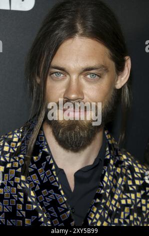 Tom Payne bei der Premiere von AMCs „The Walking Dead“ Staffel 9, die am 27. September 2018 im DGA Theater in Los Angeles, USA, stattfand Stockfoto