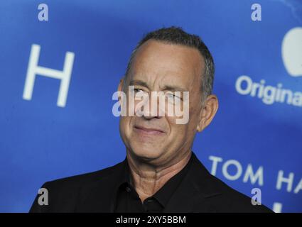 Tom Hanks bei der Apple Original Films Premiere von „Finch“, die am 2. November 2021 im Pacific Design Center in West Hollywood, USA stattfand Stockfoto