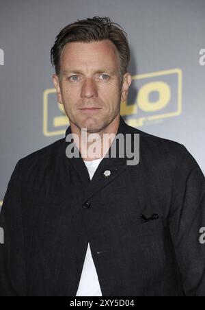 Ewan McGregor bei der Premiere von Disney Pictures und Lucasfilms Solo: A Star Wars Story, die am 10. Mai im El Capitan Theatre in Hollywood, USA, stattfand, Stockfoto