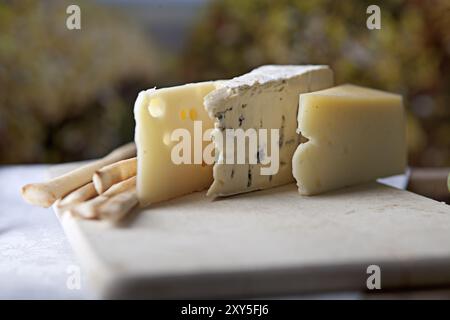 Drei Sorten Französisch Stockfoto