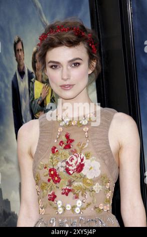 Keira Knightley auf dem 2012 LA Film Fest Premiere of' Finding A Friend for the End of the World', abgehalten im Regal Cinemas L.A. Ab jetzt lebe ich in Los Angeles Stockfoto