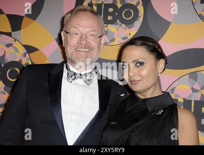 Jared Harris und Allegra Riggio bei der offiziellen Golden Globes After Party von HBO 2020, die am Januar im circa 55 Restaurant in Beverly Hills, USA, stattfand Stockfoto