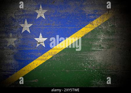 Flagge auf grungy verwittertem Hintergrund Stockfoto