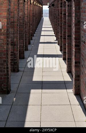 Aussichtsplattform des Kollhoff-Turms am Potsdamer Platz in Berlin Stockfoto