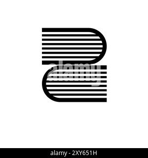 Stapel Bücher, Stapel Lehrbuch Solid Flat Vektor Symbol isoliert auf weißem Hintergrund. Stock Vektor