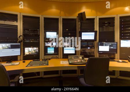 Aufnahmestudio auf dem AIDA-Passagierschiff Stockfoto