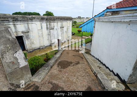 Benteng Fort Marlborough Festung, Bengkulu Stadt, Indonesien Stockfoto