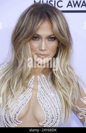 Jennifer Lopez bei den Billboard Music Awards 2015, die am 17. Mai 2015 in der MGM Garden Arena in Las Vegas, USA, stattfanden. Quelle: Lumeimages.com Stockfoto