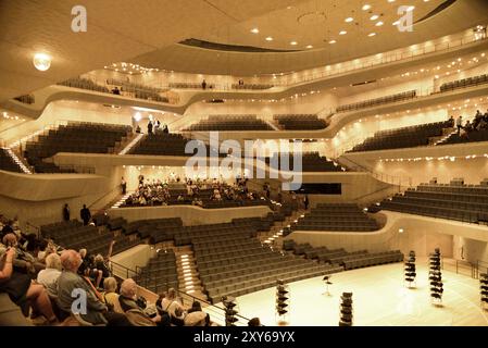 Europa, Deutschland, Hansestadt Hamburg, Elbe, Elbphilharmonie, großer Saal, Hamburg, Hamburg, Bundesrepublik Deutschland, Europa Stockfoto