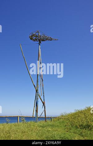 Eine Skulptur auf der Insel Rügen Stockfoto