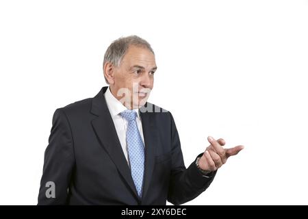 Mann als Beamter, Vertreter, Anwalt oder Verkäufer Stockfoto