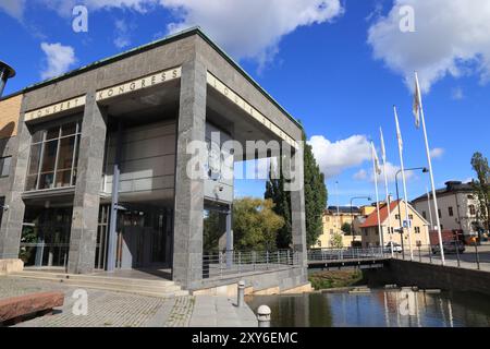 Norrköping, Schweden - 25. AUGUST 2018: Konzert- und Kongresshalle Louis De Geer in Norrköping, Schweden. Norrköping ist Schwedens 8. grösste Gemeinde w Stockfoto