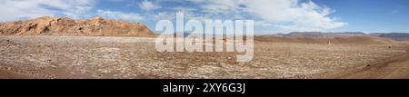 Valle de la Luna in der Atacamawüste in Chile Stockfoto