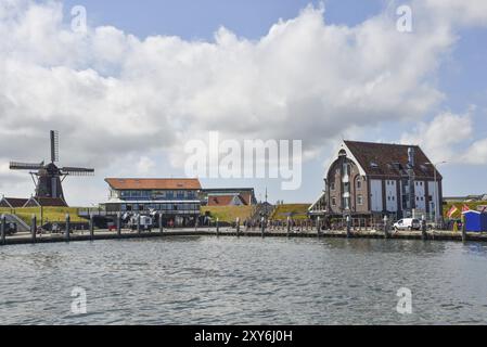 Texel, Niederlande. August 2022. Der Hafen von Oudeschild auf der Insel Texel Stockfoto