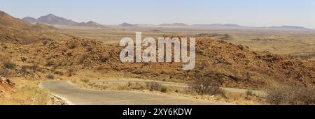 Blick vom Spreetshoogte Pass in Namibia Stockfoto