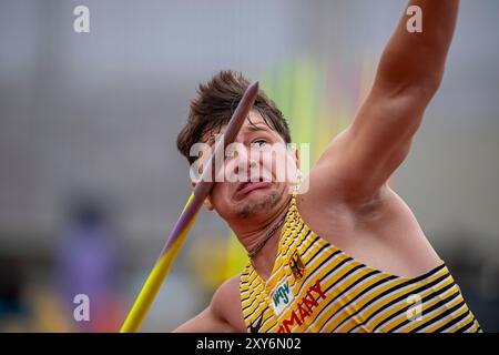 PER, Leichtathletik, Leichtathletik, U20 Leichtathletik Weltmeisterschaften Lima 24, U20 Leichtathletik Weltmeisterschaften, 27.08.2024, Foto: Eibner-Pressefoto/Jan Papenfuss Stockfoto