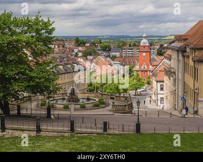 Blick auf Gotha in Thüringen Stockfoto