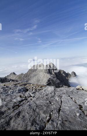 Bergwandern in Österreich, Loferer Steinberge Stockfoto