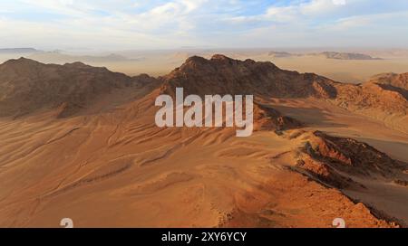 Heißluftballonfahrt über die Namib im Namib-Naukluft-Nationalpark in Namibia Stockfoto