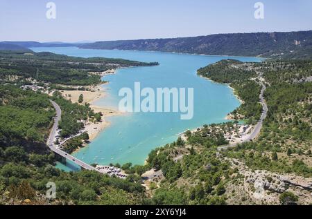 LAC de Sainte Croix 04 Stockfoto