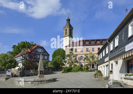 Sohland auf der Spree im Sommer Stockfoto