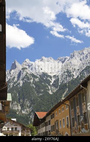 Mittenwald in Oberbayern Stockfoto
