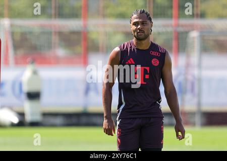 Serge Gnabry (FC Bayern München, 07), Oeffentliches Training, FC Bayern München, Fussball, Saison 24/25, 28.08.2024, Foto: Eibner-Pressefoto/Jenni Maul Stockfoto