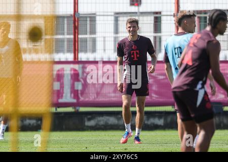 Thomas Müller (FC Bayern München, 25), Oeffentliches Training, FC Bayern München, Fussball, Saison 24/25, 28.08.2024, Foto: Eibner-Pressefoto/Jenni Maul Stockfoto