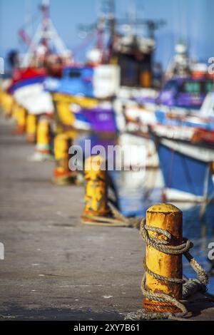 Hafen von Fish Hoek Südafrika Stockfoto