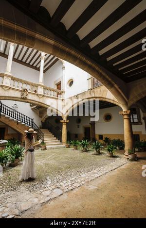 Palacio de Can Oleza mandado construir por la familia Descos en el siglo XV, Monumento Historico-Artistico, Palma, mallorca, spanien, eu Stockfoto