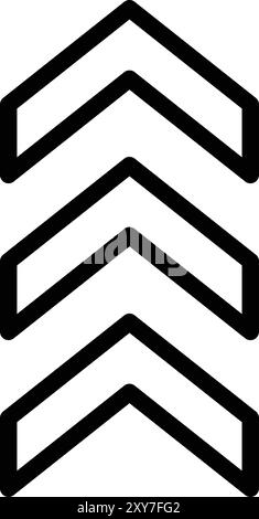 Chevron Vector Icon Design Illustration Stock Vektor