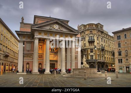 Triest Boerse, Trieste Börse 01 Stockfoto