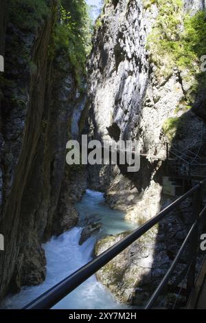 In der Leutaschklamm bei Mittenwald, Bayern Stockfoto