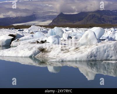 Der Gletschersee Joekulsarlon in Island Stockfoto